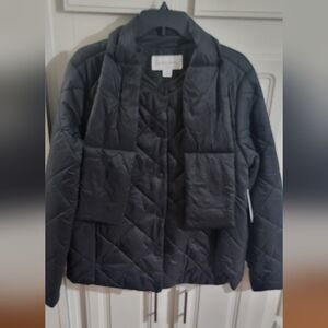 Liz Claiborne Charcoal Quilted Jacket